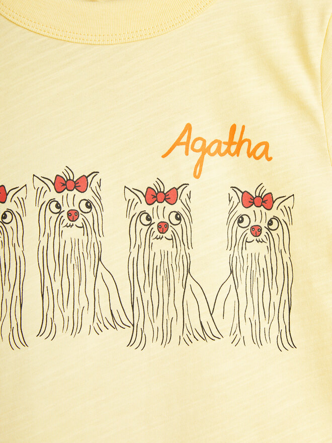 MINI RODINI Mini Rodini T-Shirt Agatha 2472014323 Gelb Regular Fit