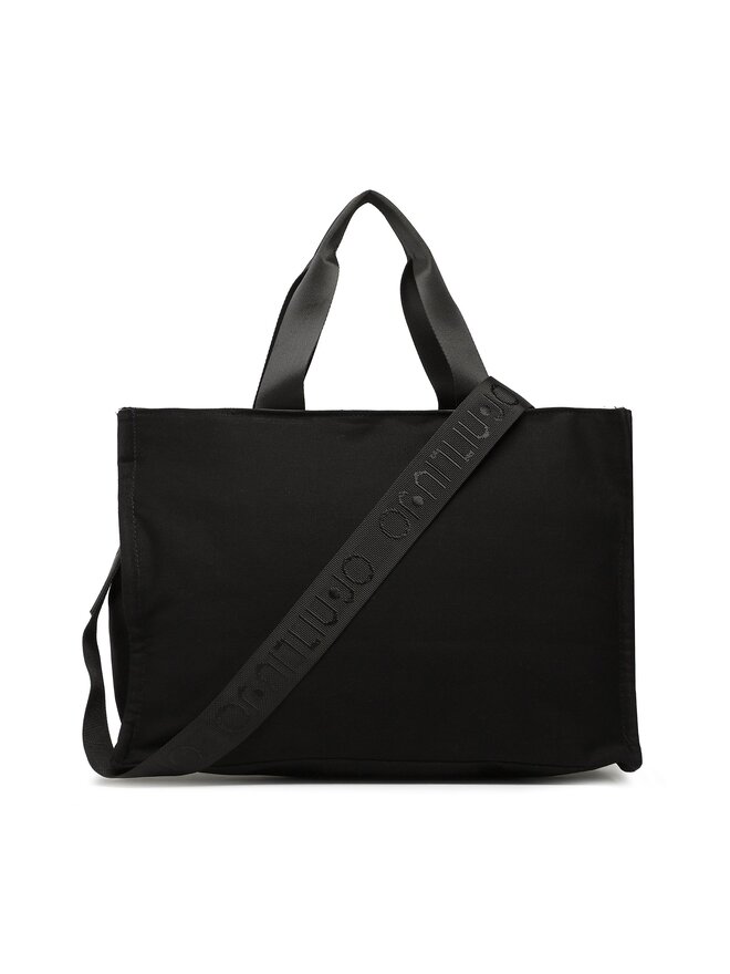 Liu Jo Handtasche Liu Jo L Tote Canvas Logo S 2A3113 T0300 Schwarz