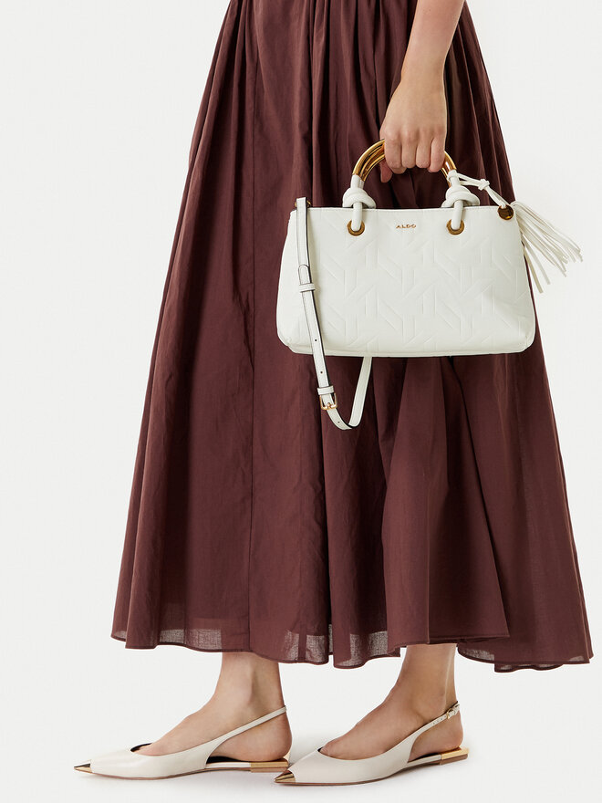 Aldo Handtasche Aldo Yerin 13989522 Écru