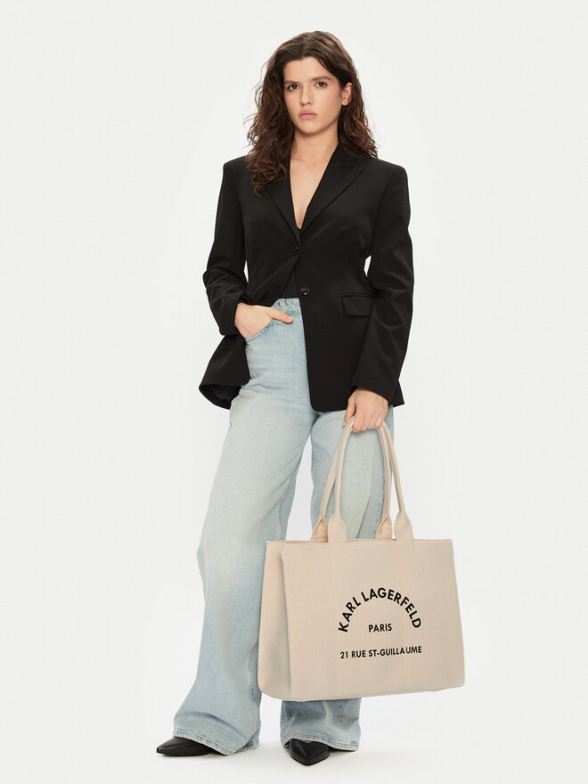 KARL LAGERFELD Torebka KARL LAGERFELD A1W50009 Beżowy