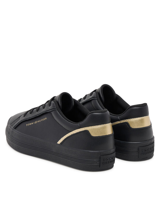Tommy Hilfiger Sneakersy Tommy Hilfiger Vulc Foxing FW0FW08683 Černá