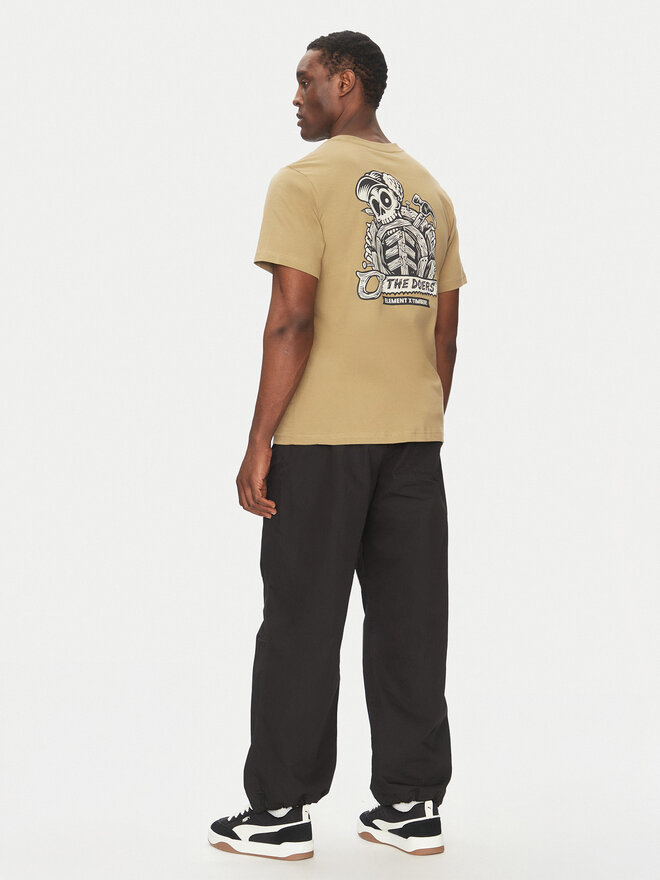 Element Element Camiseta ELYZT00519 Caqui Regular Fit