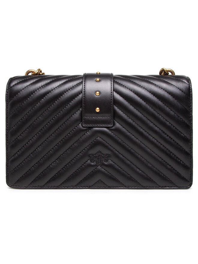 PINKO Handtasche Pinko Love Classic Icon V Quilt 1 Cl PE 21 PLTT 1P221Z Y6XV Schwarz