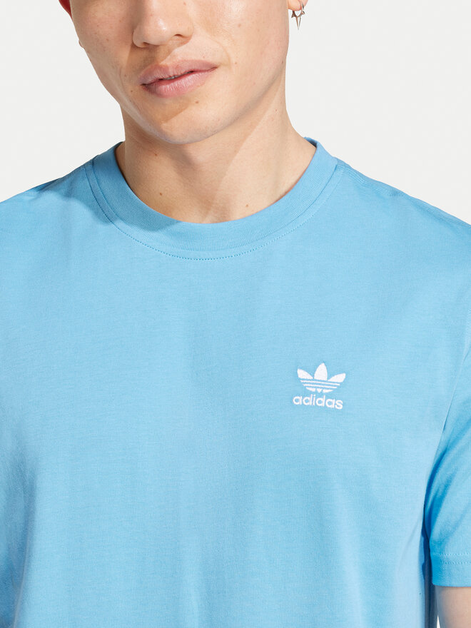 adidas adidas Футболка Trefoil Essentials IZ2099 Блакитний Regular Fit