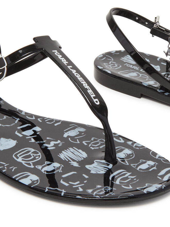 KARL LAGERFELD Sandalen KARL LAGERFELD Jelly KL80002G Schwarz