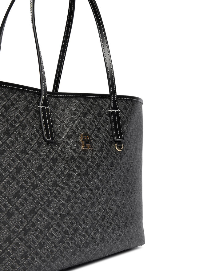 Tommy Hilfiger Handtasche Tommy Hilfiger Th Monoplay AW0AW17696 Schwarz