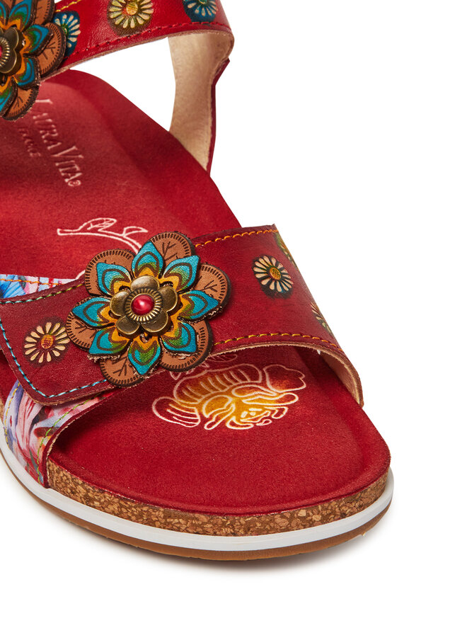 Laura Vita Sandalen Laura Vita Brcyano 12 Rot