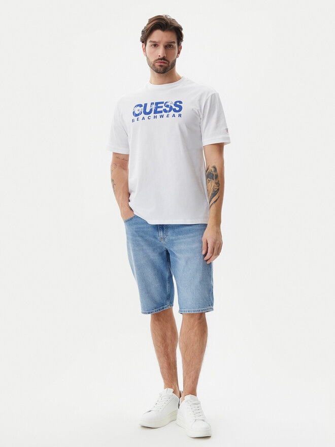 Guess Guess T-Shirt F5GI11 I3Z14 Λευκό Oversize