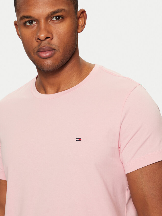Tommy Hilfiger Tommy Hilfiger Camiseta MW0MW10800 Rosa Slim Fit
