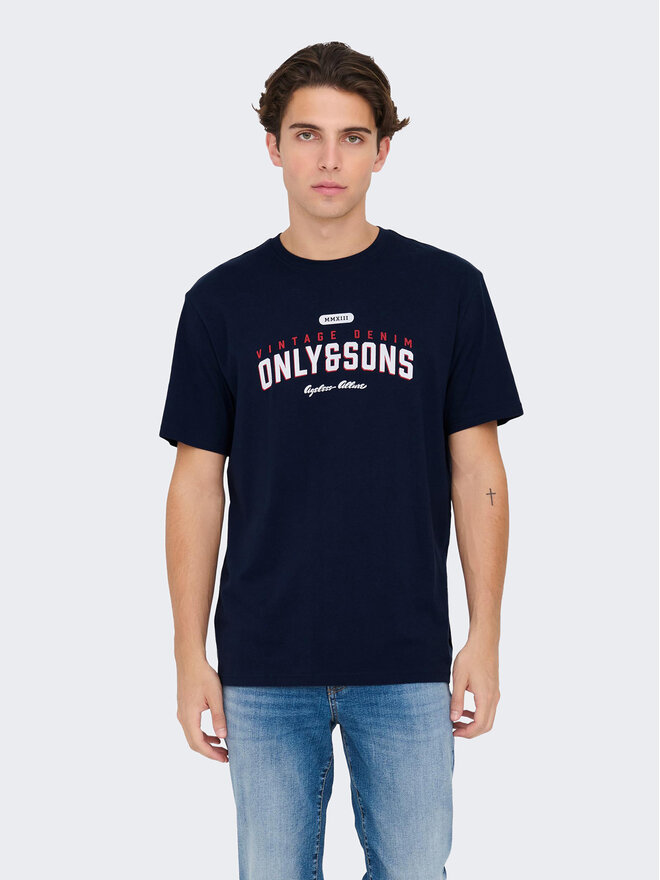Only & Sons Only & Sons Póló Lenny 22028593 Sötétkék Regular Fit