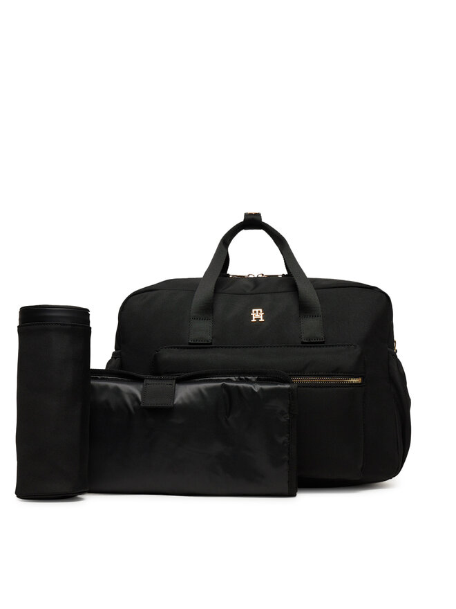 Tommy Hilfiger Pārnēsajamā soma Tommy Hilfiger Th Essential Changing Bag AU0AU01997 Melns