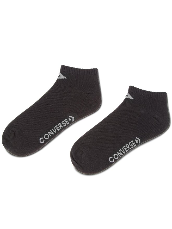 Converse Комплект 3 чифта къси чорапи унисекс Converse E747B-3020 Черен