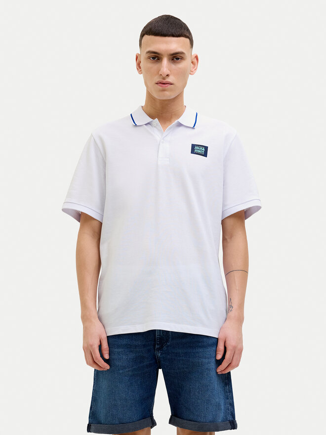 Jack&Jones Jack&Jones Поло Hudson 12269238 Білий Regular Fit