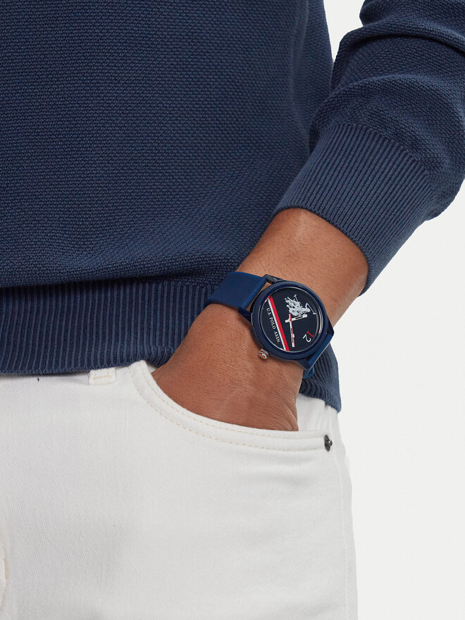 U.S. Polo Assn. Годинник U.S. Polo Assn. Michael USP7306BL Cиній