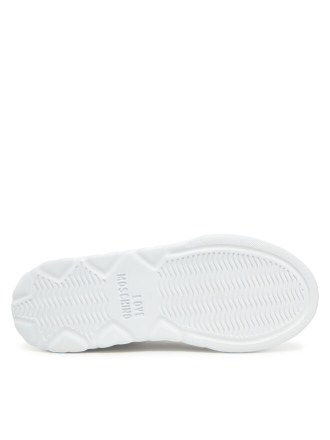 LOVE MOSCHINO Sneakersy LOVE MOSCHINO JA15054G1MIA410A Biały