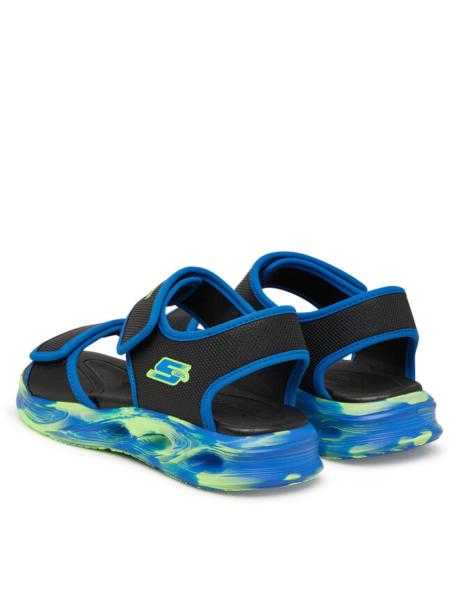 Skechers Sandalen Skechers S-Lights: Sola Glow Sandal - Fusion Brights 407032L/BKBL Schwarz