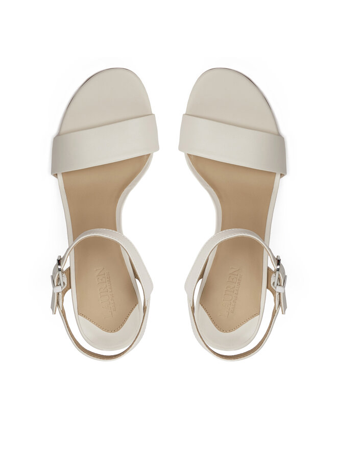 LAUREN RALPH LAUREN Sandały LAUREN RALPH LAUREN Gwen 802940727005 Biały