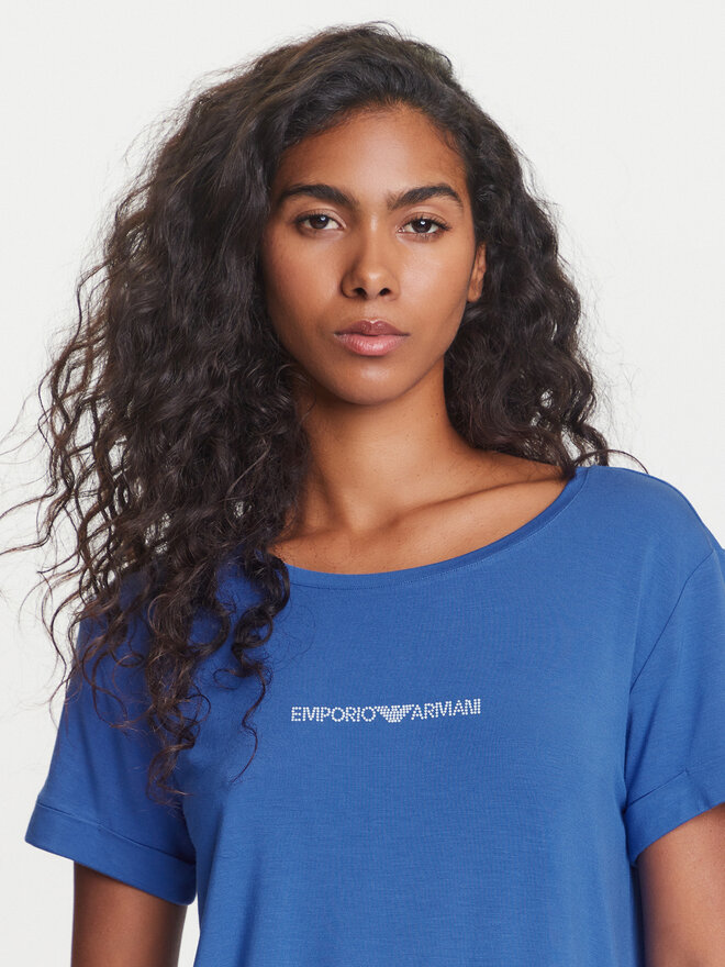 Emporio Armani Emporio Armani T-Shirt EW000780 AF12192 UA012 Blau Regular Fit