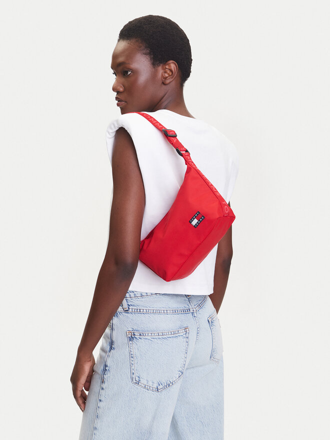 Tommy Jeans Soma Tommy Jeans Tjw Ess Daily Shoulder Bag AW0AW17287 Sarkans