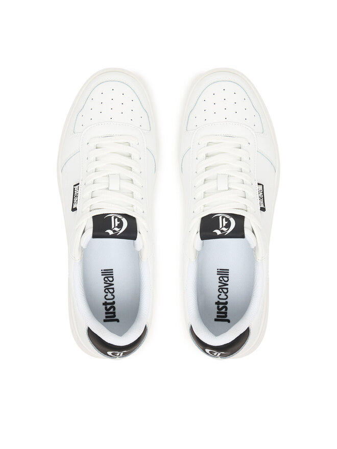 Just Cavalli Снікерcи Just Cavalli 80QA3SB3 ZPC14 Білий