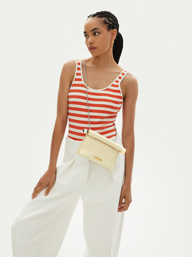 JACQUEMUS Τσάντα JACQUEMUS La Petite Pochette Rond C 241BA392-3171 Εκρού