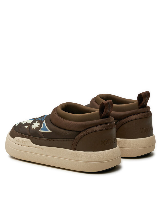 Moon Boot Īsie zābaki Moon Boot Park Soft Flower 80D2470030 Brūns