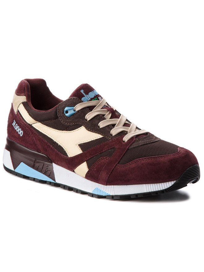 Sneakersy Diadora N9000 Italia 501.170468 01 C7032 Bordowy | eobuwie.com.pl
