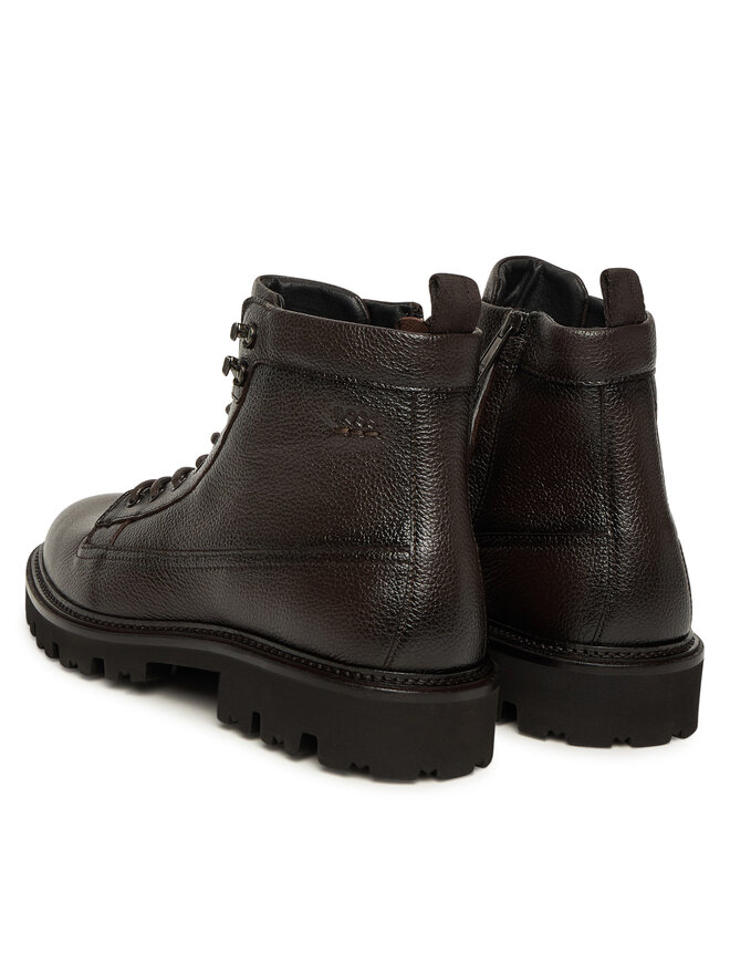 BOSS Schnürstiefeletten BOSS Julyo 50552581 Braun