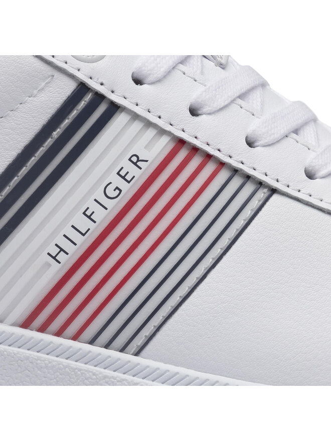Sneakers Tommy Hilfiger Essential Corporate Cupsole FM0FM02842 Blanc chaussures