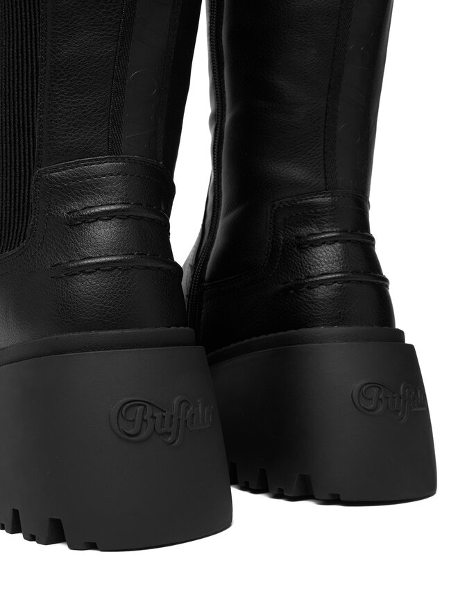 Buffalo Stivali Buffalo Bravr Chelsea Hi 1220076 Nero