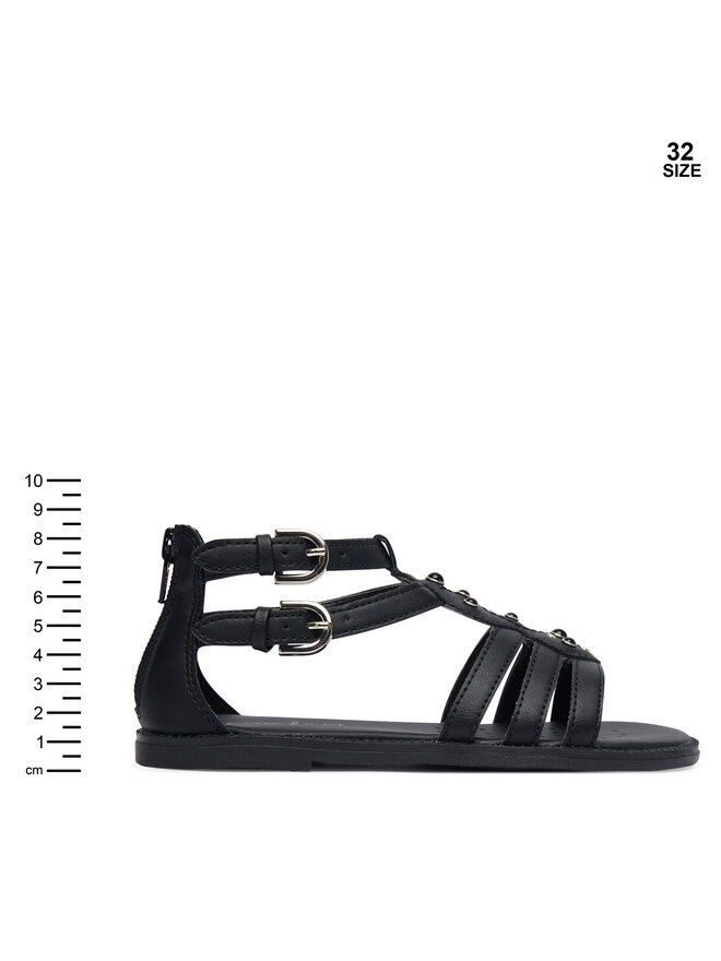 Geox Sandalen Geox Jr Sandal Karly J6535D 000BC C9258 S Schwarz
