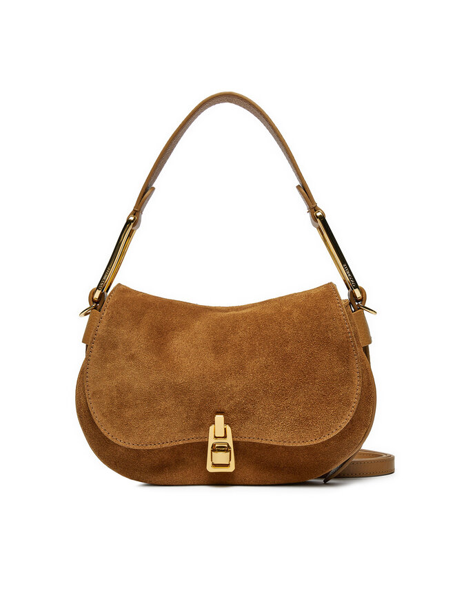 Coccinelle Τσάντα Coccinelle PQS Coccinellemagie Suede E1 PQS 58 01 01 Καφέ