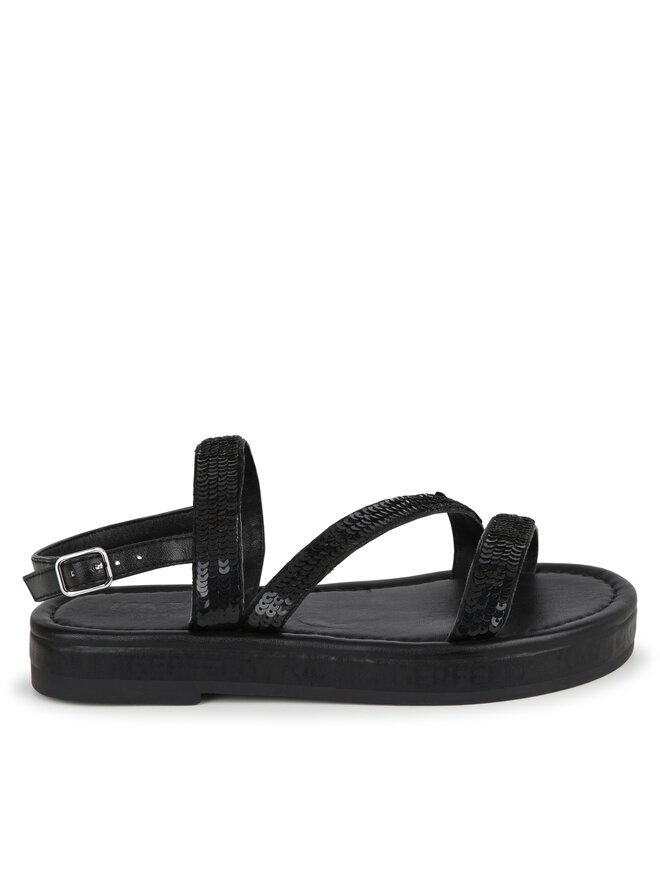 Karl Lagerfeld Kids Сандали Karl Lagerfeld Kids Z30004 S Черен