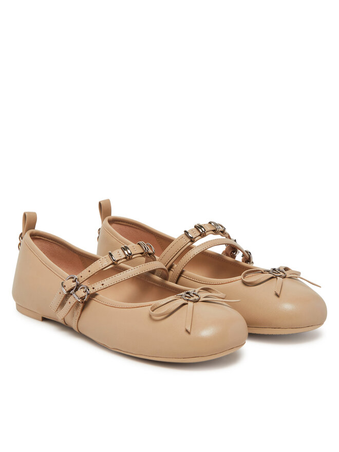 PINKO Baleriny PINKO Gioia 09 SD0297 P003 Beżowy