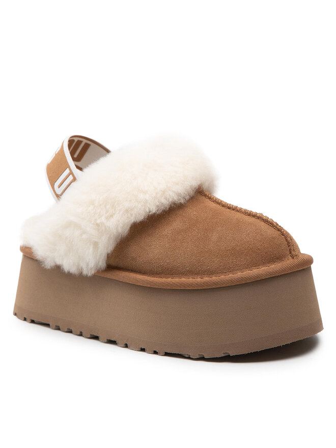 pantuflas ugg para mujer de cuero