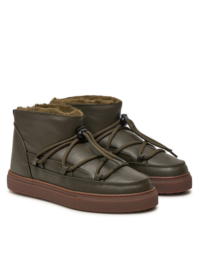 Inuikii Śniegowce Inuikii Grape Low 05600-004 Khaki