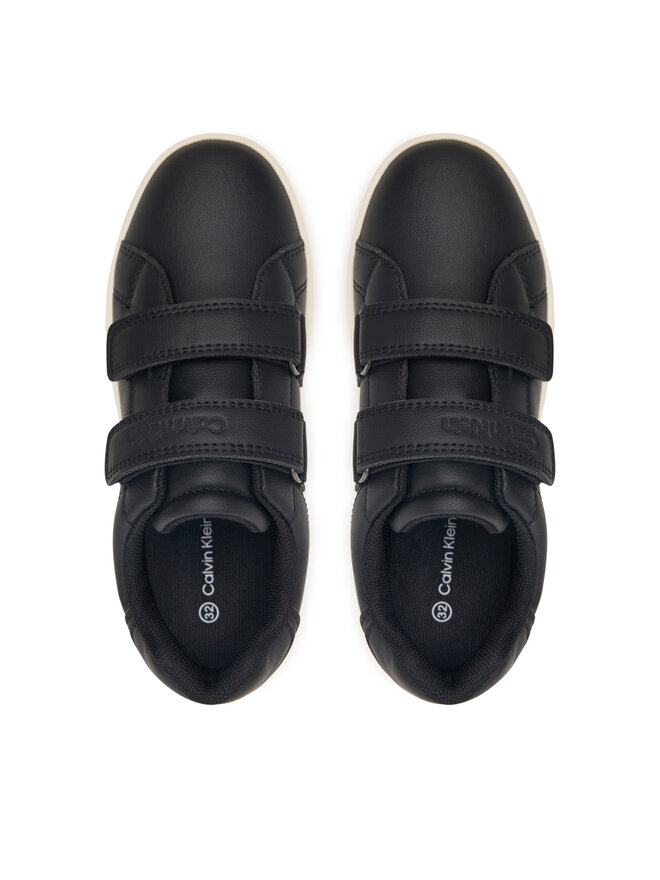 Calvin Klein Sneakers Calvin Klein Low Cut Velcro Sneaker V1X9-83440-1355 S Schwarz