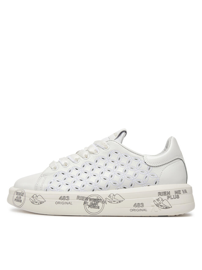 Premiata Sneakersy Premiata Belle VAR 6283 Biały