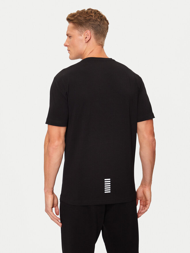 EA7 Emporio Armani EA7 Emporio Armani Футболка 8NPT27 PJVQZ 1200 Чорний Regular Fit