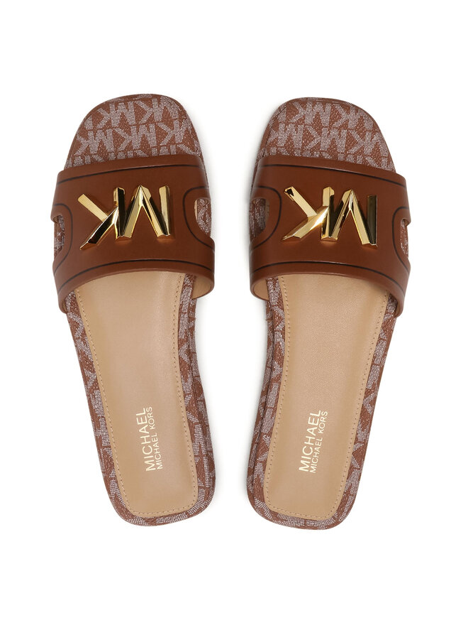 Iešļūcenes MICHAEL Michael Kors Kippy Slide 40S1KPFA2L Brūns | eapavi.lv