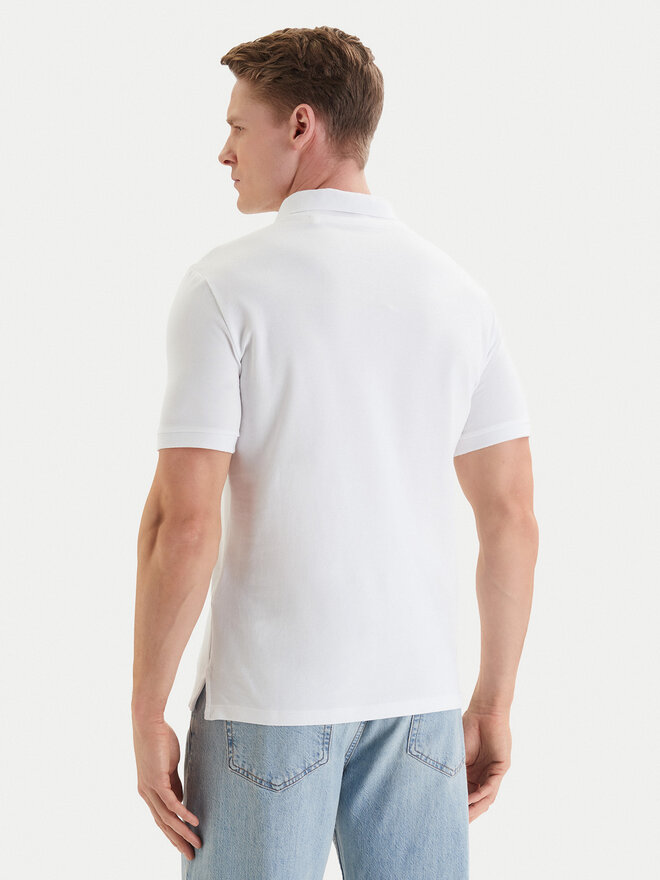 Guess Guess Поло F6GP03 K9WF1 Білий Slim Fit