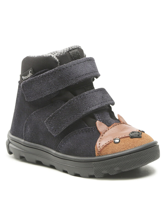 Mrugała Botines planos Mrugała Andy 6180/2-73 Azul marino