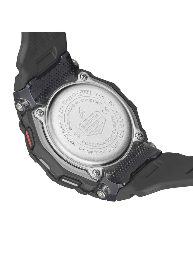G-Shock Zegarek G-Shock GBD-200-1ER Czarny