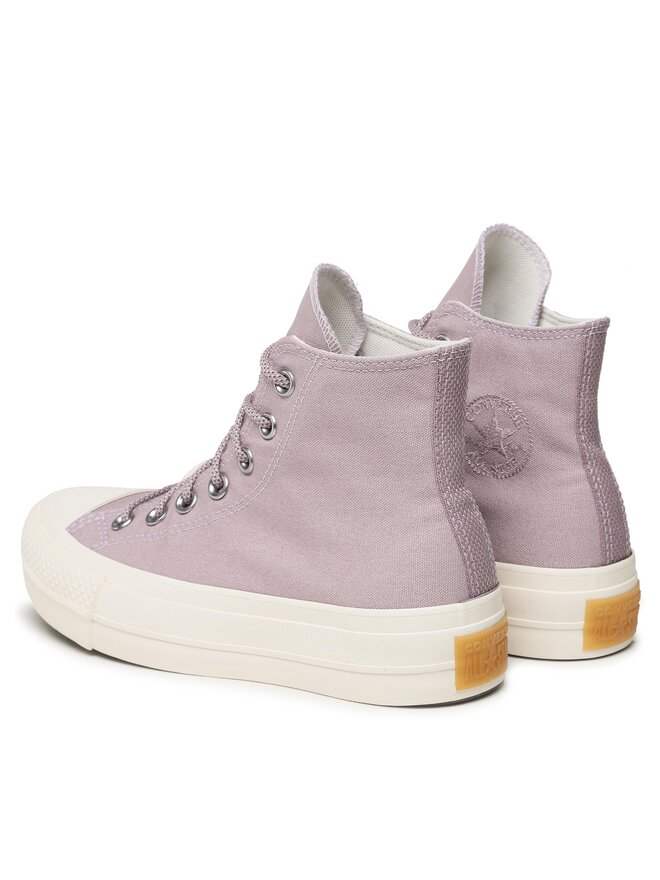 Sneakers aus Stoff Converse Chuck Taylor All Star Lift A05014C Violett eschuhe