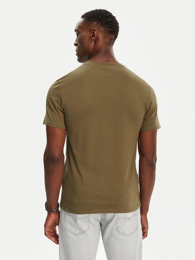 Guess Guess Camiseta M2YI37 I3Z14 Caqui Slim Fit