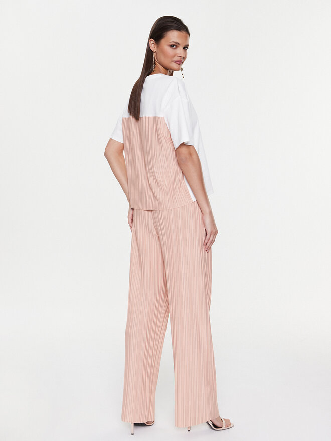 Liu Jo Sport Liu Jo Sport Póló TA3074 J0088 Fehér Relaxed Fit