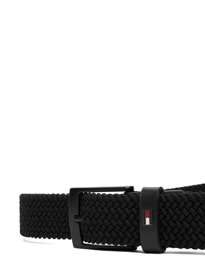 Tommy Hilfiger Herrengürtel Tommy Hilfiger Adan 3.5 Elastic AM0AM13824 Schwarz