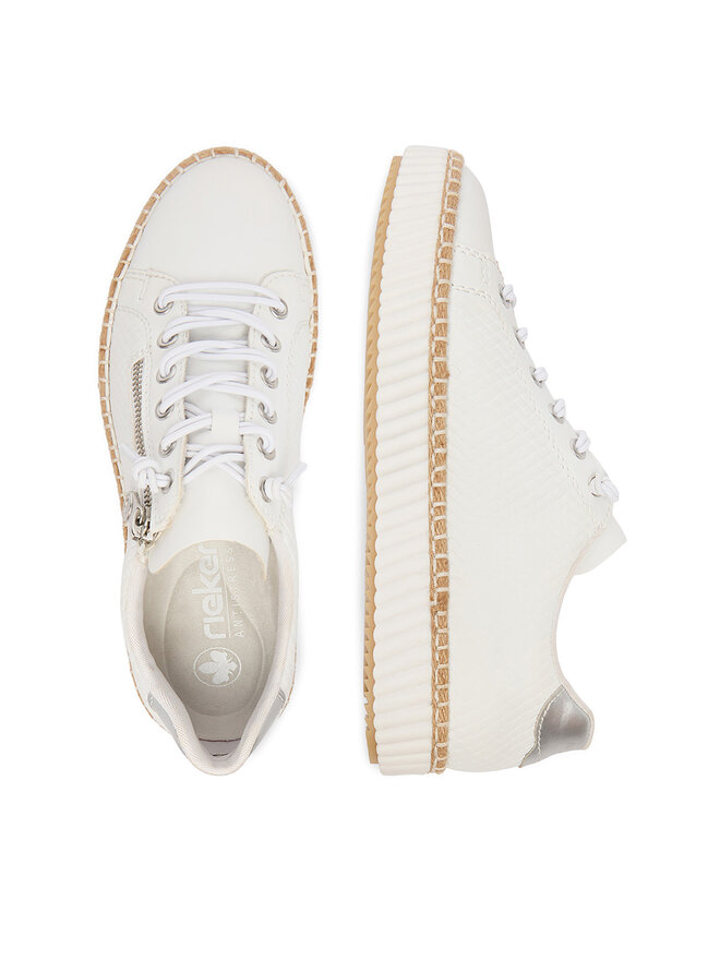 Rieker Sneakers aus Stoff Rieker M2940-80 Weiß