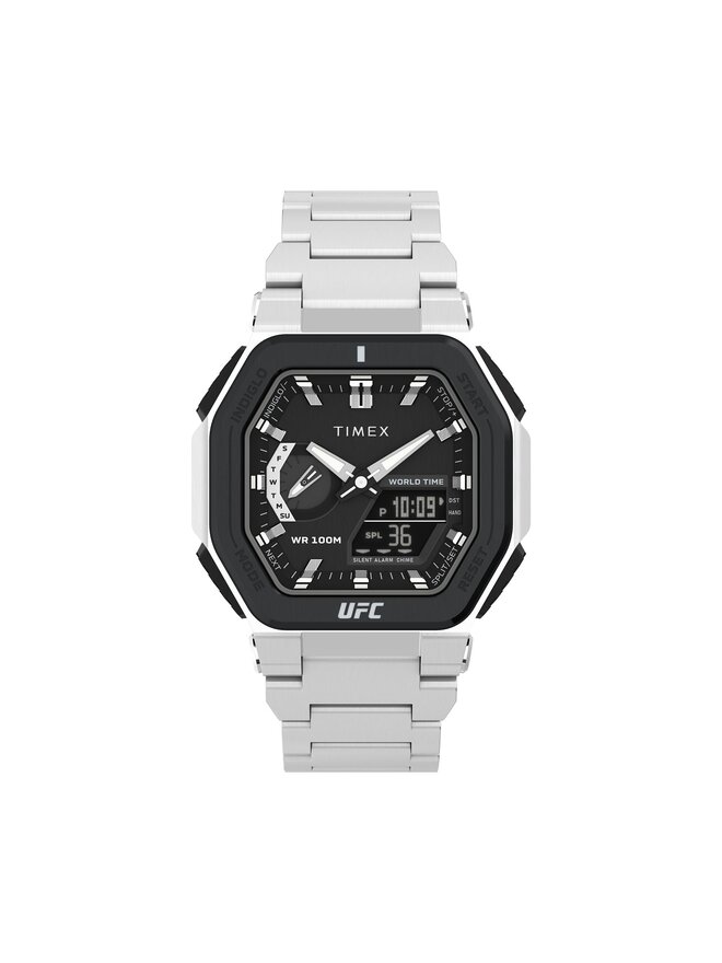 Timex Zegarek Timex UFC Colossus TW2V84600 Srebrny