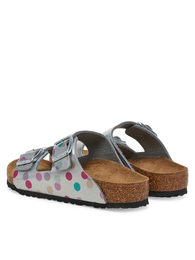 Birkenstock Klapki Birkenstock Arizona Kids 1029842 S Srebrny
